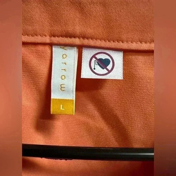 NWOT | Yarrow Tiffany Adaptive Wrap Dress | Women’s Size L | Coral - Picture 5 of 12